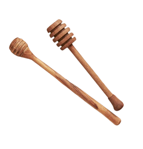 Cuchara de miel de madera para fiestas de café de diseño clásico y Palito para cocina Palo de miel de madera de acacia - Product Image 6