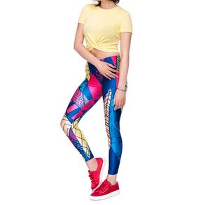 Gran oferta, mallas y camisetas de Yoga personalizadas para mujer, equipo de entrenamiento de Spandex de talla XL con estampado de sublimación, ropa deportiva para mujer - Product Image 4