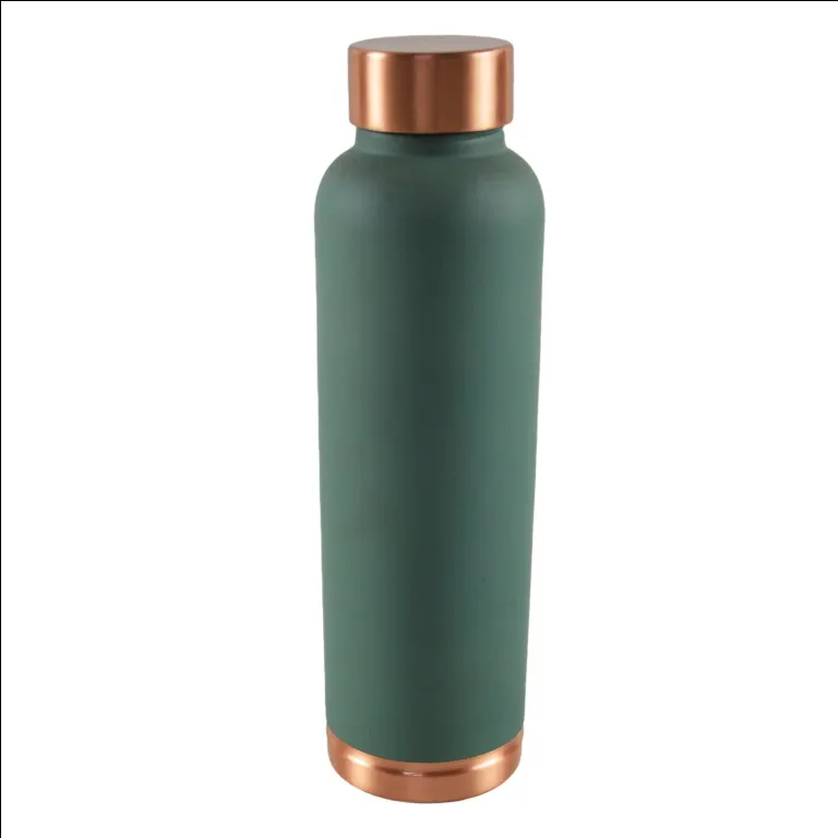 تصميم زجاجة نحاسية ملونة الأكثر تطلبًا للاستخدام بسعر منخفض لاحتواء مياه الشرب الديكورات المنزلية أدوات السفر والتخييم
