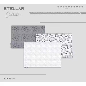 Colorized Factory Wholesale Glossy 30x45cm Azulejo de mosaico de porcelana Nuevo Diseño 300x450mm Cerámica 12x18 Azulejos de pared para piscina - Product Image 6