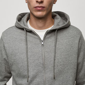 Full Zipper <b>Hoodie</b> High Quality 100% Cotton Men's Winter Custom Printing Full <b>Zip</b> up Fleece Heavyweight <b>Pocket</b> <b>Hoodie</b> - Product Image 4