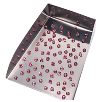 2mm Natürlicher Rosa Turmalin Facettierter Edelstein AAA-Qualität Wärmebehandelt Kalibriert Gute Farbe Großhandelspreis IGI-Zertifikat
