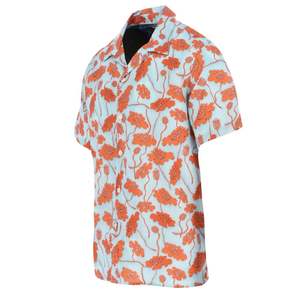 <b>Men</b> 2025 Plus Short Sleeve Summer Wear Casual Stand Collar Top Quality Free Sizes Hot Sale <b>Hawaiian</b> <b>Shirt</b> <b>men's</b> <b>shirts</b> - Product Image 3