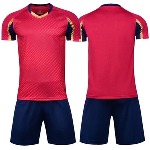 ชุดเสื้อเจอร์ซีย์สำหรับเด็กผู้ใหญ่เด็กผู้ชายเด็กผู้หญิงชุดเล่นฟุตบอลแขนสั้นชุดนักเรียนฟุตบอลฟิตเนสชุดวอร์ม04 - Product Image 5