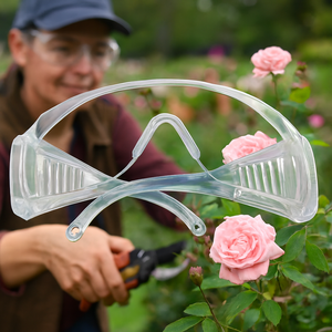 Gafas de Seguridad Transparentes con Lentes de PC Transparentes Sin Recubrimiento - Product Image 1