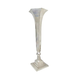 Decorative Metal Flower <b>Storage</b> Vase in Silver Finished Perfect for Home and Garden Accessories Elegant <b>Storage</b> Display Piece - Product Image 4