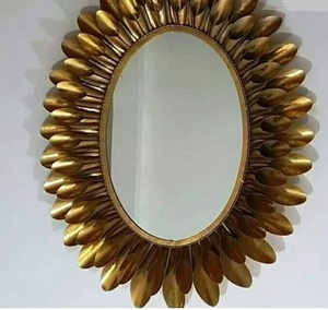 Metal Wall <b>Mirror</b> for Home & Office Handcrafted High Quality & Finishing Round Shape Luxury <b>Mirrors</b> Decor Wall <b>Small</b> & Medium - Product Image 4