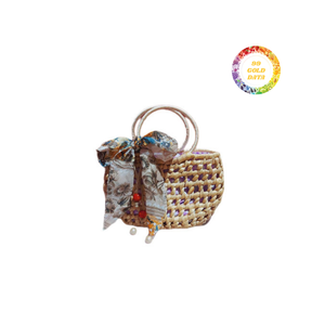 กระเป๋าผักตบชวาทนทานสำหรับการเดินทางชายหาดปิกนิกและเครื่องแต่งกายประจำวัน - Product Image 1