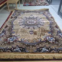 Antiker Orientalischer Türkischer Adiva Teppich Maschinenwebung Hochflor Fleckenresistent Polyester Geometrisch Heimdekor Groß Vintage