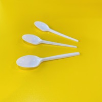 Les plus épuisés 2025 Usine 15cm/21cm Cuillères jetables en plastique pour restaurant de fête Restauration rapide À emporter Jetable Prix bon marché
