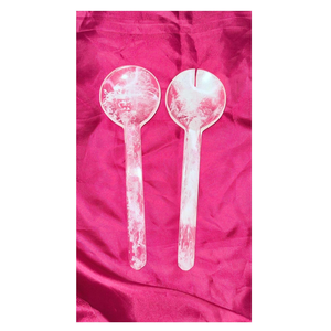 ชุดช้อนส้อมเรซิ่นคลาสสิกขัดเงาสวยงาม เป็นมิตรกับสิ่งแวดล้อม สำหรับงานปาร์ตี้และใช้ในบ้าน โดย Saniya Handicraft - Product Image 1