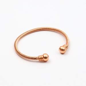 Custom Handcrafted Braid 99.99% Pure <b>Copper</b> <b>Magnetic</b> Bangles Adjustable Minimalist <b>Copper</b> Wire <b>Bracelets</b> Pour Femme Women - Product Image 3