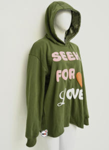 Wholesale Premium Quality <b>Oversize</b> Crop <b>Hoodie</b> 100% Cotton Terry Winter <b>Long</b> Printed Puff Customizable Design Logos Sportswear - Product Image 4