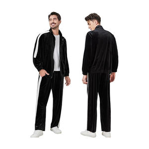 เสื้อฮู้ดของผู้ชายชุดวอร์มผ้าฝ้ายลาย100% สำหรับฤดูหนาว - Product Image 5