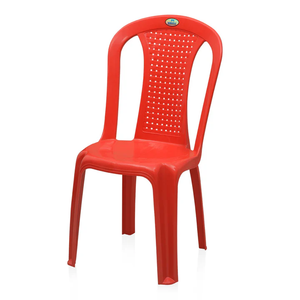 เก้าอี้รับประทานอาหารน้ำหนักเบาทันสมัยไม่มีที่พักแขนเก้าอี้พลาสติก PP ซ้อนได้เก้าอี้สวนห้องนอนห้องนั่งเล่นโรงเรียนโรงแรม - Product Image 2