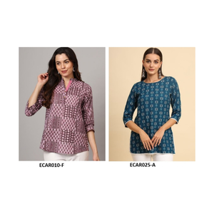 เสื้อผ้าฝ้ายเรยอนสำหรับผู้หญิงทันสมัยชุดอินเดียใช้ได้ทั้งใส่สบายและราคาโรงงาน - Product Image 1