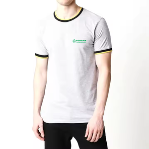 ผู้ผลิตเสื้อผ้าแบบกำหนดเอง เสื้อยืดคอกลมทรงโอเวอร์ไซส์สำหรับผู้ชาย ผ้าฝ้าย 100% พิมพ์ลายดิจิทัล เป็นมิตรกับสิ่งแวดล้อม สวมใส่สบาย เนื้อผ้านุ่ม - Product Image 3
