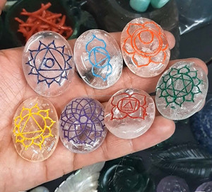 Fabricación de fábrica de setas lisas talladas de cuarzo rosa cabujón gemas para hacer joyas piedras hechas a mano para Decoración - Product Image 4