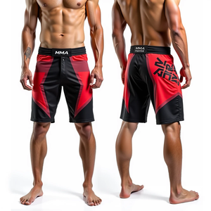 Short de MMA personnalisé sublimé pour le combat et le No Gi Jiu Jitsu coupe flexible et durable avec fonction extensible Kimono De Jiu Jitsu - Product Image 1