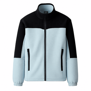 Blouson Bomber en Polaire à Capuche pour Homme, Léger et Chaud, Style Moto et Biker, Fermeture Éclair sur le Devant, Logo Hiver - Product Image 2