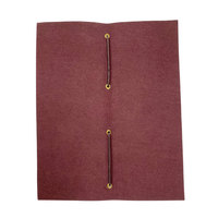 Porte-menu de café en cuir véritable avec logo personnalisé en relief, couverture de menu fine