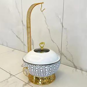 Calentador de alimentos para buffet comercial y doméstico Durable Heavy Duty Acero inoxidable Espejo Acabado Ramadán Eid Fiestas - Product Image 4