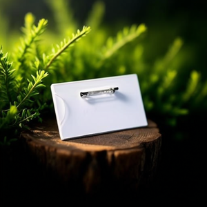 75 X 40 mm DURABLE Clear Record Needle <b>Name</b> <b>Tag</b> 100 Pcs/pack Badge Holder Accessory - Product Image 3