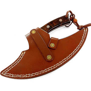 Pedidos a granel personalizados al por mayor, servicio OEM y ODM, hacha de pizza de acero inoxidable de grado industrial con mango de madera, mejor precio de venta - Product Image 5