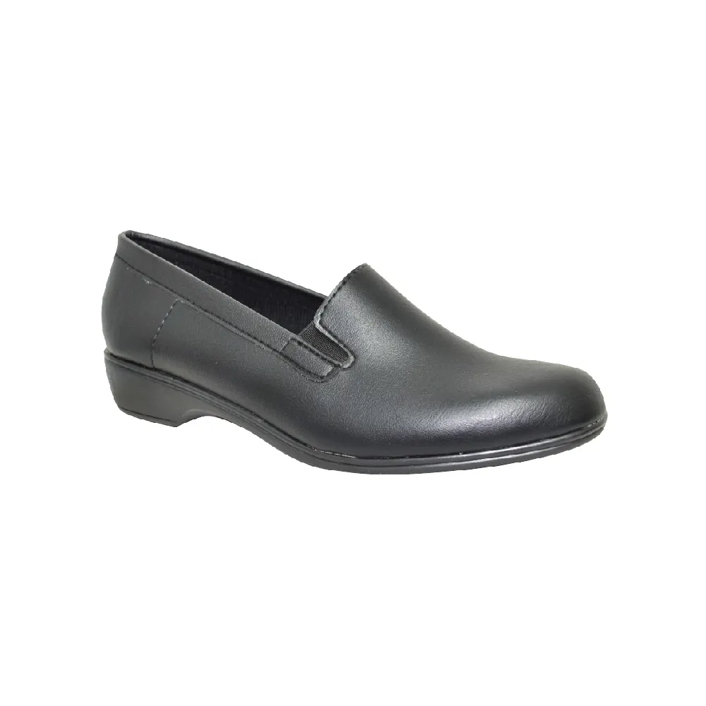 Hot Selling Premium Grade Azer Ladies' Slip On Court Formal Shoe with Polyvinyl Chloride (PVC) Material (82-2486)