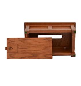 ที่ใส่กระดาษทิชชู่ไม้ดีไซน์ล่าสุดสำหรับตกแต่งโต๊ะและอุปกรณ์ปรับขนาดได้ตามต้องการ - Product Image 3