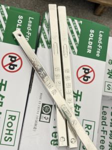 Venta al por mayor PCB Sn95Sb5 Barra de <span class=keywords><strong>estaño</strong></span> sin plomo Barra de soldadura de aleación de <span class=keywords><strong>estaño</strong></span>-<span class=keywords><strong>antimonio</strong></span> Varillas de soldadura - Product Image 6