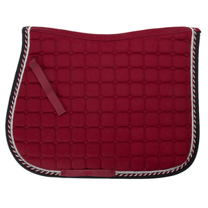 Tapis de selle en coton tapis de sueur avec strass logo personnalisé décoration tapis de selle de cheval - Product Image 3