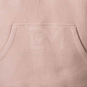 Novedad en sudaderas con capucha de invierno para hombre, sudaderas con capucha de alta calidad teñidas lisas ligeras ajustadas en el pecho con logotipo personalizado - Product Image 3