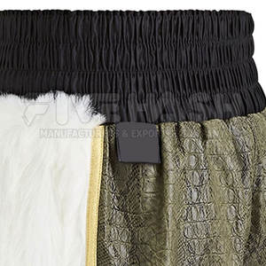 Shorts de Boxeo Elásticos Lisos al Por Mayor de Fábrica, Shorts de Boxeo de Buena Calidad a Precio de Mayoreo - Product Image 5