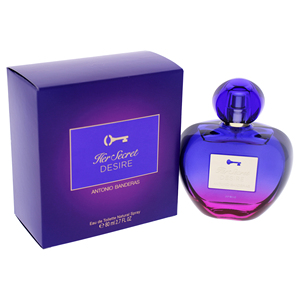 Antonio Banderas il suo desiderio segreto per le donne 2.7 oz EDT Spray con fragranza affascinante elegante forma di bottiglia - Product Image 3