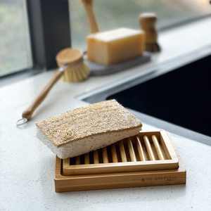 Porte-savon en bois durable de luxe pour salle de bain et évier de cuisine - Support à savon écologique avec drainage d'eau - Product Image 5