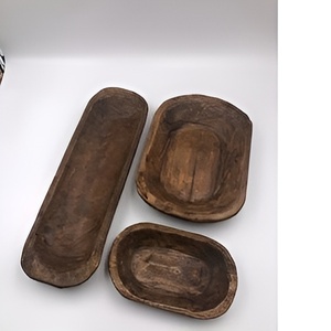 Bol à pâte en bois sculpté à la main de vente chaude durable et élégant pour les fêtes et le parfum de bougie bol à pâte en bois de vache en gros - Product Image 5
