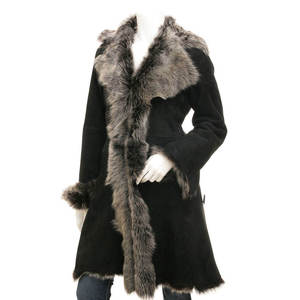 Manteau en cuir d'agneau pour femmes - Respirant, imperméable et coupe-vent - Tailles et couleurs personnalisables - Product Image 1