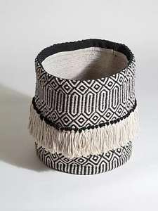 Cesta de almacenamiento de accesorios de diseñador, nueva cesta de almacenamiento tejida a mano para interiores y exteriores, tejido de algodón bohemio a precio barato ITHL - Product Image 3