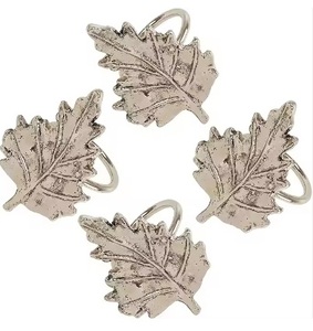 Top Trendy Gold Finished Custom <b>Rings</b> Wholesale Supplies Leaf Design Metal Napkin <b>Rings</b> Good Quality Decorative Napkin <b>Ring</b> - Product Image 3