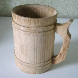 TASSE EN BOIS NORDIQUE VIKIKING BOISSON TANKRD DÉCOR DE TABLE EN BOIS Café Cool Bière Tankard Stein Tasse Tasses pour Noël - Product Image 1