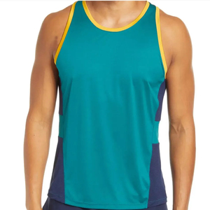 Débardeur de gymnastique pour hommes de haute qualité vêtements de fitness décontractés fabriqués au Pakistan avec décoration de broderie pour la musculation - Product Image 2