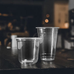 Quang Quan 95mm gobelets en plastique transparent jetables 16oz/24oz tasses à boissons à paroi unique pour jus café thé - Product Image 5
