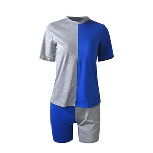 ขายส่งที่มีน้ำหนักเบา100% ผ้าฝ้ายอินทรีย์ต่ำ MOQ ใหม่สไตล์เสื้อยืดและผ้าฝ้ายสั้นผู้หญิงฤดูร้อนชุด - Product Image 4