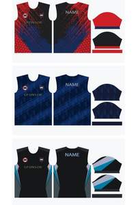 Malla de entrenamiento, los chalecos de fútbol de diseño personalizado más vendidos, ropa deportiva de alta calidad. - Product Image 3