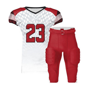Uniformes de Fútbol Americano Personalizados para Adultos Unisex, Tallas Grandes, Transpirables, Sublimados, de Alta Calidad, Hechos a Medida, MOQ - Product Image 1