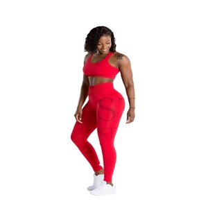 Women's New Seamless Sports Set High Quality Outdoor Women Yoga Sets Seamless <b>Gym</b> Set Activewear <b>Gym</b> Wear - Product Image 1
