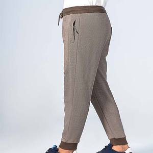 Man <b>Trouser</b> Heavyweight French Terry Men's Clothing Sweatpants <b>Trousers</b> Elastic Waist Mid Waist Cotton Casual Winter Men's Pants - Product Image 2