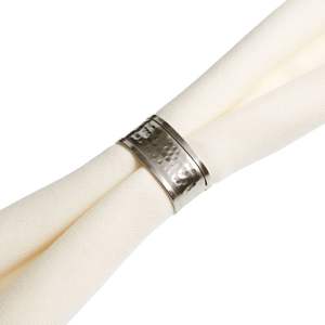 Rond de serviette en métal au design unique en plusieurs couleurs pour dîner de mariage décor de table porte-serviettes fabriqué à la main - Product Image 6