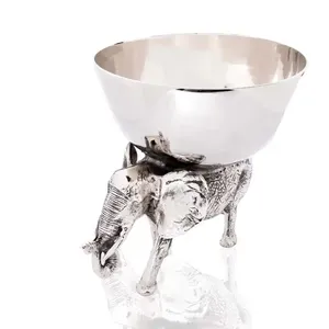 Best Selling Aluminum Ice Bowl Elephant Design Ice Bucket Rare <b>Home</b> <b>Bar</b> Champagne Ice Bucket Bowl <b>for</b> Wine Holding Cooling Usage - Product Image 1